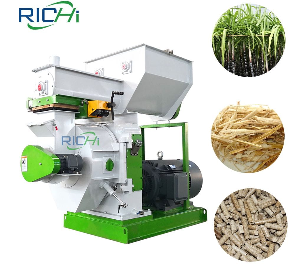 Sugarcane Bagasse Pellet Machine & Pellet Plant