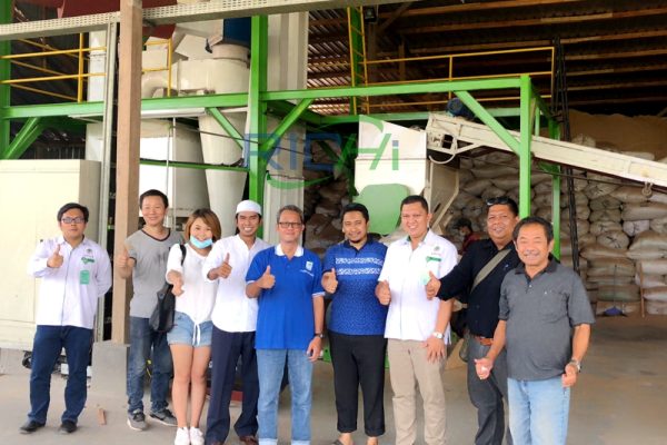 wood pellet production line